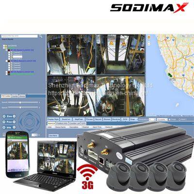 8 Channel 720P AHD Camera HDD Mobile DVR Live Video Monitoring Hard Drive RJ45 MDVR photo-2