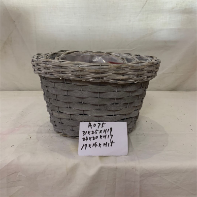 Hot Sale Multifunctional Big Size Colorful Wicker Basket For Decoration photo-2