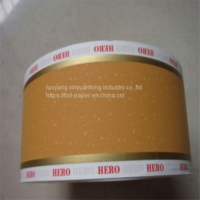 factory cigarette filter paper logo printed tipping paper in tobacco market