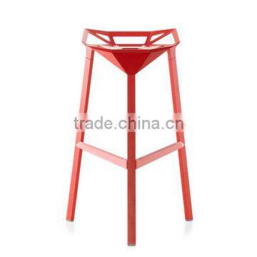 Replica Italian Graceful Design Aluminum Stacking Konstantin Grcic Stool One,bar Stool One, Red Color Stool One photo-3