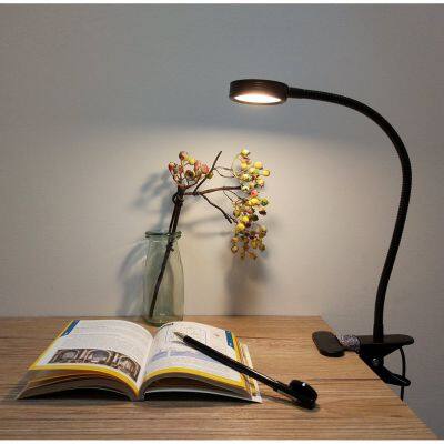 360 Degree Flexible Gooseneck Modern Smart Small Led Table Lamp Perfect for Readers & Kids Before Sleep Reading photo-6
