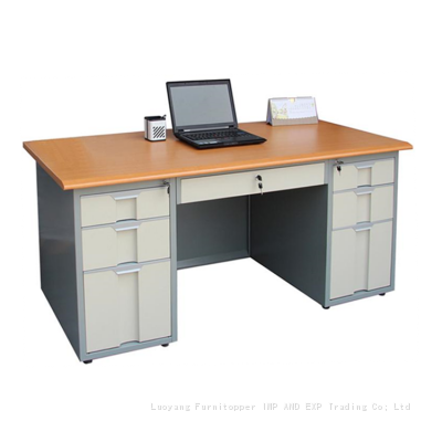 Modern  Office Furniture Metal Simple Office Desk with Drawer