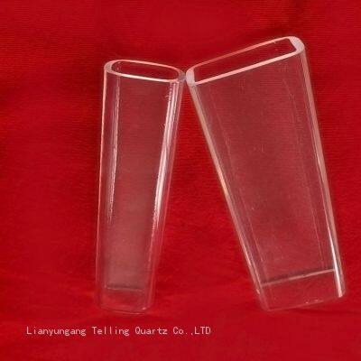 Customized Squared Quartz Glass Tube Fabricated Quartz Tube photo-2
