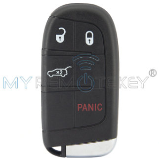 FCC M3N-40821302 Smart key 4 button 434mhz 4A chip for Jeep Renegade 2015-2021 included SIP22 key blade
