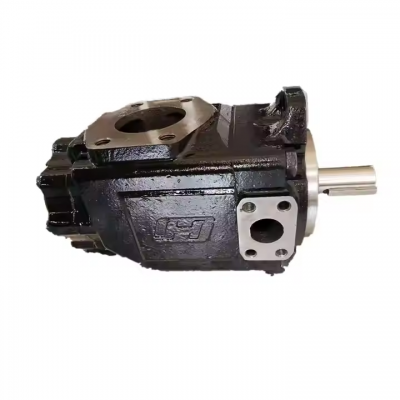 High Pressure Hydraulic Double Vane Pump T6E 042 045 050 052 057 062 066 072 085 1R00 a B C 1 Industrial Hydraulic Pumps