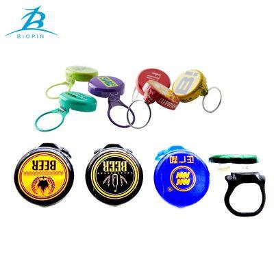 High Quality Metal Aluminum Pull Ring Caps Pull Ring Cap 26mm for Beer Milk Juice Bottle photo-5