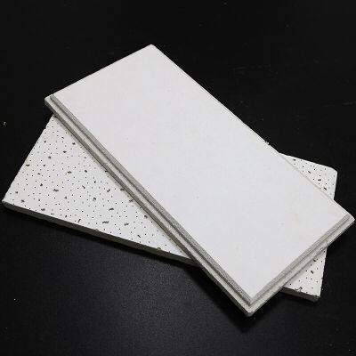 600 X 600mm Acoustic Tile Plafones PVC Mineral Fiber Ceiling Board Malaysia