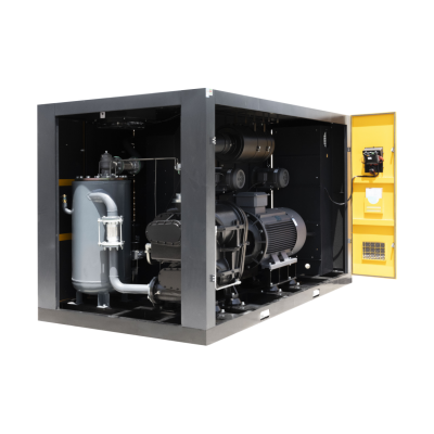 Two-Stage Permanent Magnet Variable Frequency Air Compressor Energy Saving Industrial Use