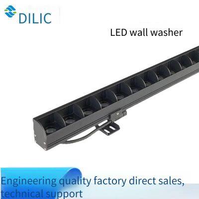 24w Led Outdoor Grille Anti-glare Wall Washer Lights, Single-color Constant-on, Single-color With Controller, Full-color With Controller Wall Washer Lights photo-5