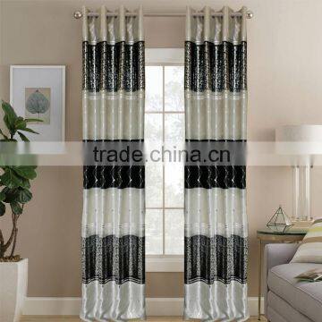 fashion design 100% polyester shower american curtain designs