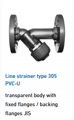 PVC Flanged Y Strainer | Industrial Pipeline Filter JIS Standard/Flange Y Strainer for Industrial Pipeline System