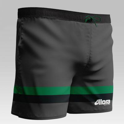 Striped Drawstring Man Swim Trunks