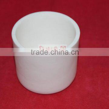 Hot sale white alumina crucible for idustrial use