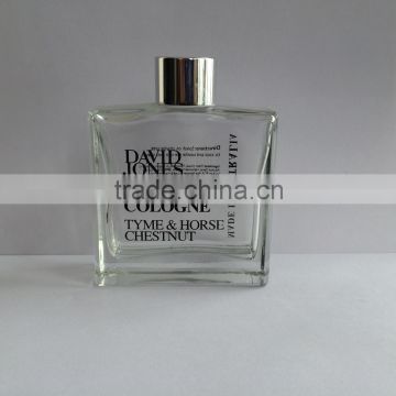 100 ml square perfume bottles, clear glass