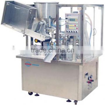 Automatic soft tube cosmetic/toothpaste/phaarmaceutics filling and sealing machine