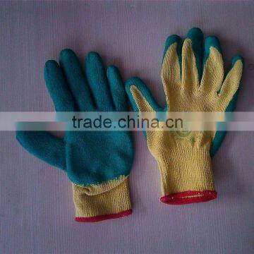 latex coated cotton glove/import work gloves