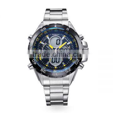 Fashion Stainless Steel Luxury Men Watch Sport Analog Quartz Clock wrist watch