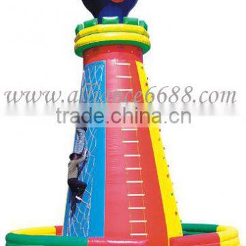 adult games cheap inflatable 0.55mm PVC Climbing Wall
