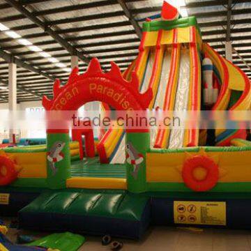 giant inflatable land slide for adult, winter slide for sale, commercial grade inflatable pvc slide