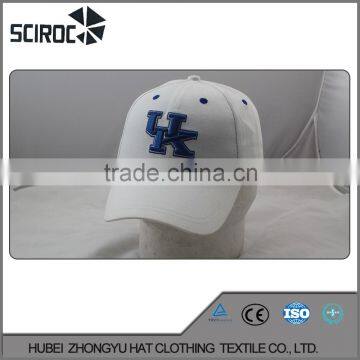 Best Quality White Color Coton baseball cap