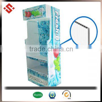 2015 pp plastic corrugated display stand & supermarket display stand