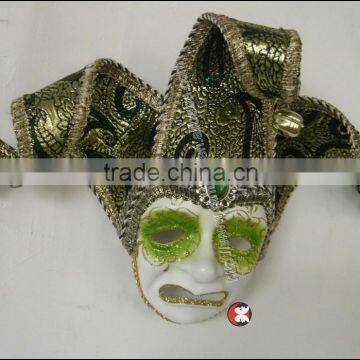 Funny Mask Wedding Latest Carnival of Venice Masquerade Export Italian Handmade Decorative Pendant Small Full-face Mask No. photo-2
