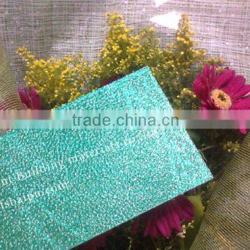 Grass green pc embossed sheet