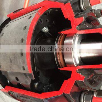 Semi Trailer Inboard Rear Drum Brake Axle, American and German Truck Parts Axle Series