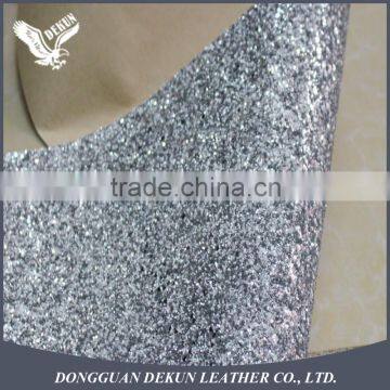 Chunky Sparkle silver self-Stick glitter fabric border