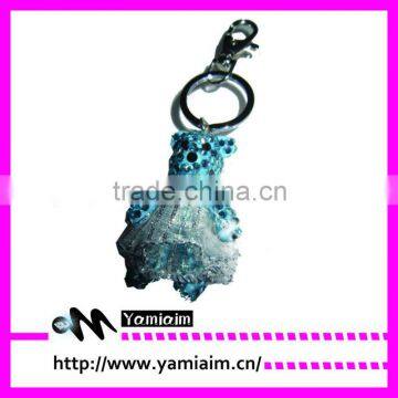 Fashion Crystal bear keychain gift items