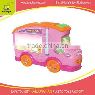 Educational Baby learning car with music and drawing board