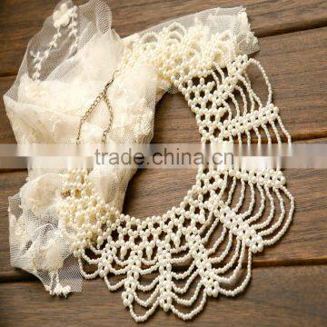 Large Pearl Bead Round Imitation Necklace