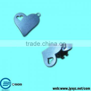 heart-shaped alloy accessories cast aluminum decorative