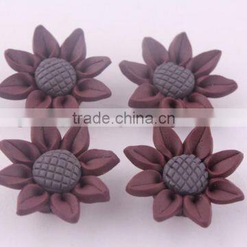 Halloween!!! Latest fashion handmade polymer clay flower,clay fake flower beads for DIY fashion jewelrys!! Cheapest!! !!