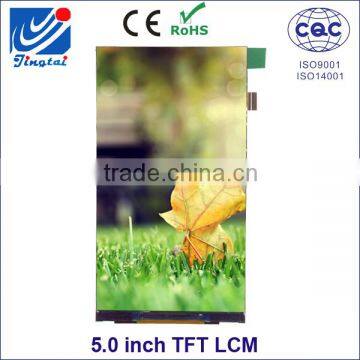 Factory price IPS 5 inch ips transparent lcd display module mobile phone display