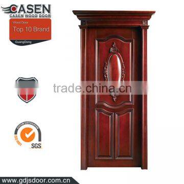 made in china well carved mahogany unfinished wood entry door