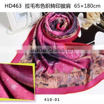 fashionable printed patterned brush polyester viscose pashmina shawl,yarn dye imitated cashmere shawl and scarves women                        
                                                                                Supplier's Choice