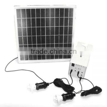 8w home solar lighting system kit