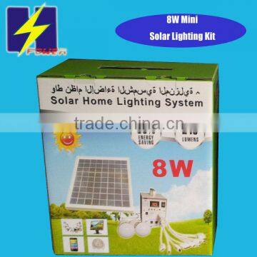 8w Min Mini Solar House System for Lighting and Charging photo-5