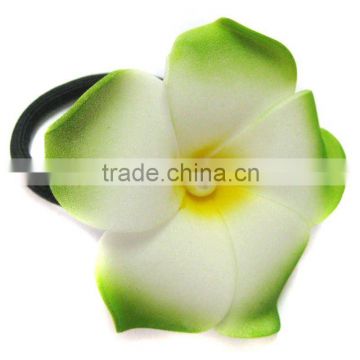 Frangipani hair band, plumeria elastic hair band JYF00840