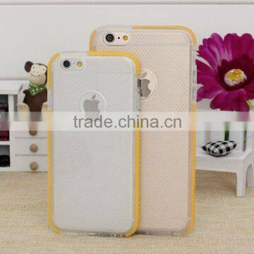 Shockproof Soft TPU Transparent Breathable Back Cover Multi Color Bumper Cell Phone Cases for Iphone and for Samsung photo-2