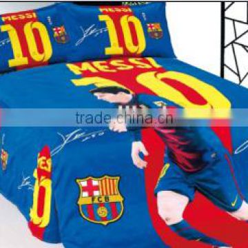 Messi footbal star pattern bedding set