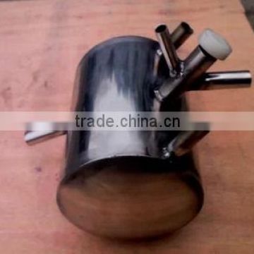 piston pump water and milk separator for milking machine