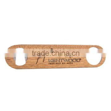 oval shaped wooden bar blade