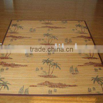 painted bamboo rugs