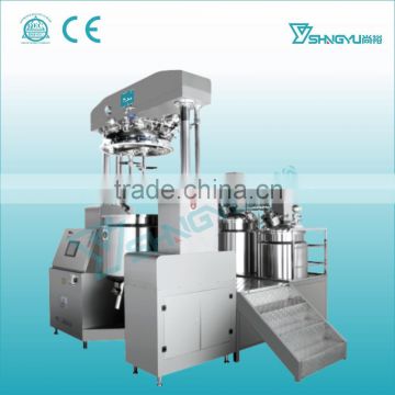 Alibaba China factory price vacuum cosmetic emulsifying mixer with homogenizer