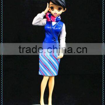 Sexy Hostess Figurine Wearing Uniform