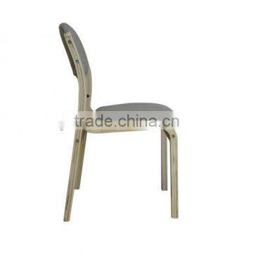 Solid Beech Wood Chair With Fabric Material photo-2