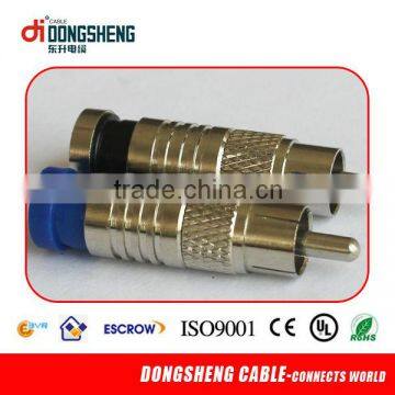 High quality 75 ohm RG6 RCA Connector