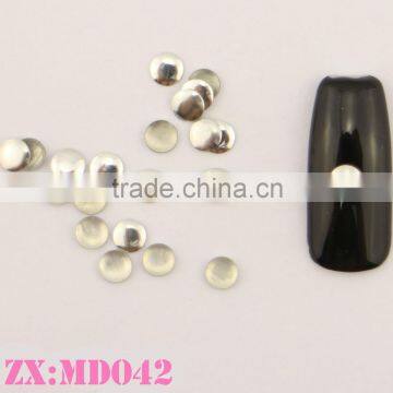 Round nail metal decoration/3D rivet nail art decorate